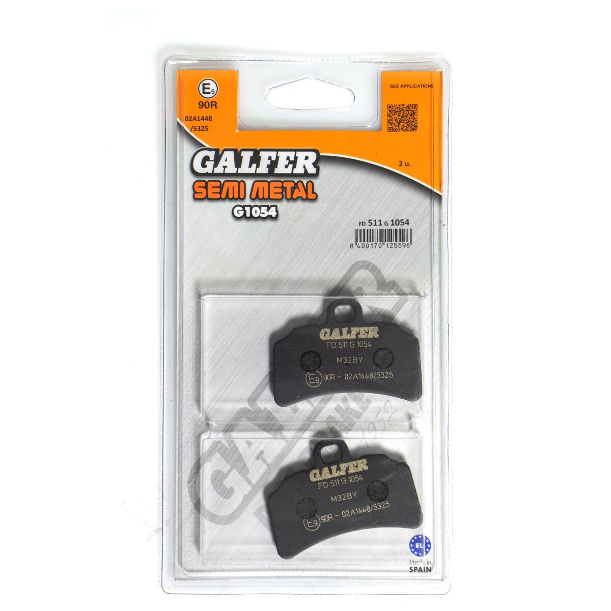 GALFER BRAKE PAD SEMI METAL FD511G1054