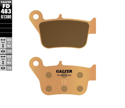 GALFER BRAKE PAD SINTERED SCOOTER FD483G1380