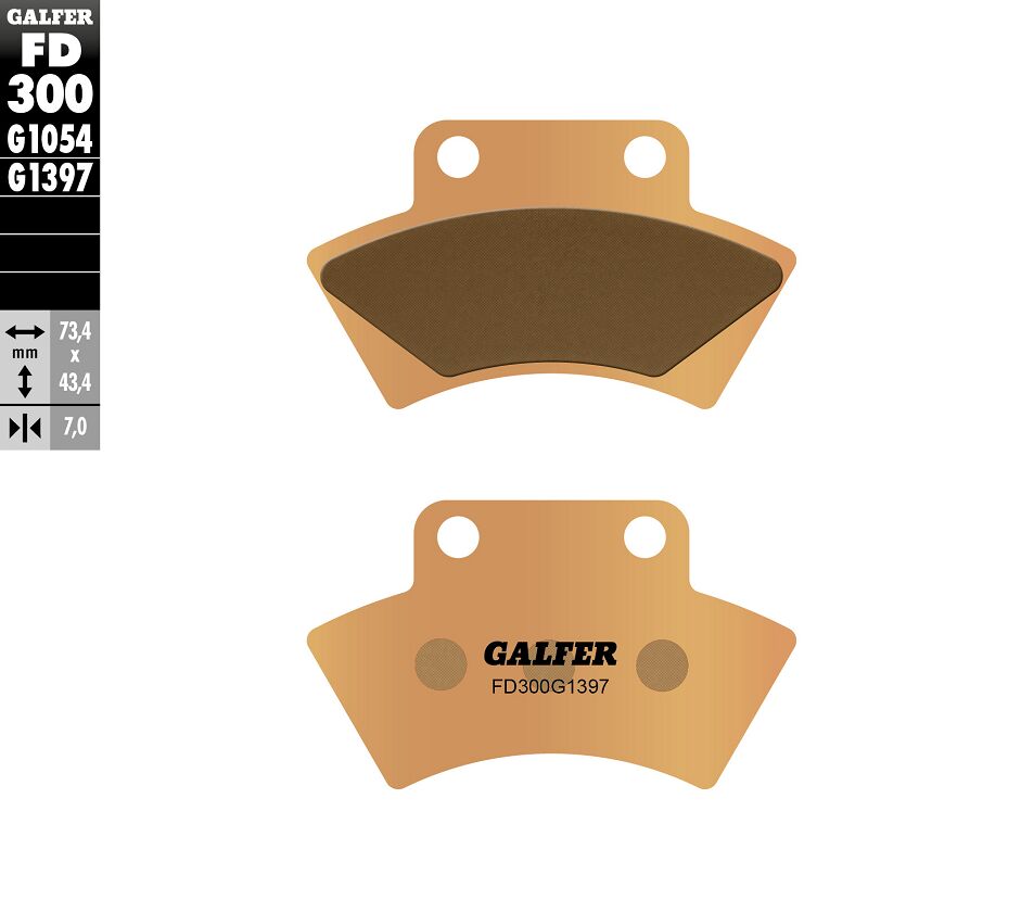 GALFER BRAKE PAD SINTERED ATV FD300G1397