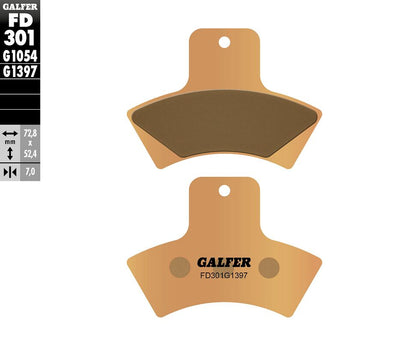 GALFER BRAKE PAD SINTERED ATV FD301G1397
