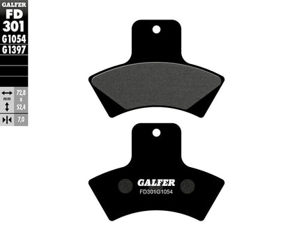 GALFER BRAKE PAD SEMI METALLIC FD301G1054
