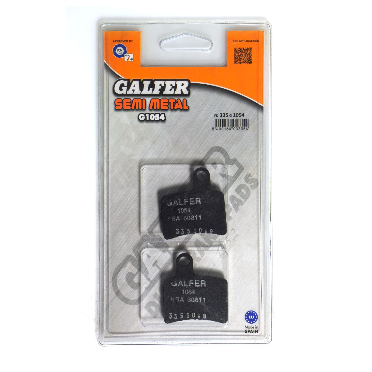 GALFER BRAKE PAD SEMI METALLIC FD335G1054