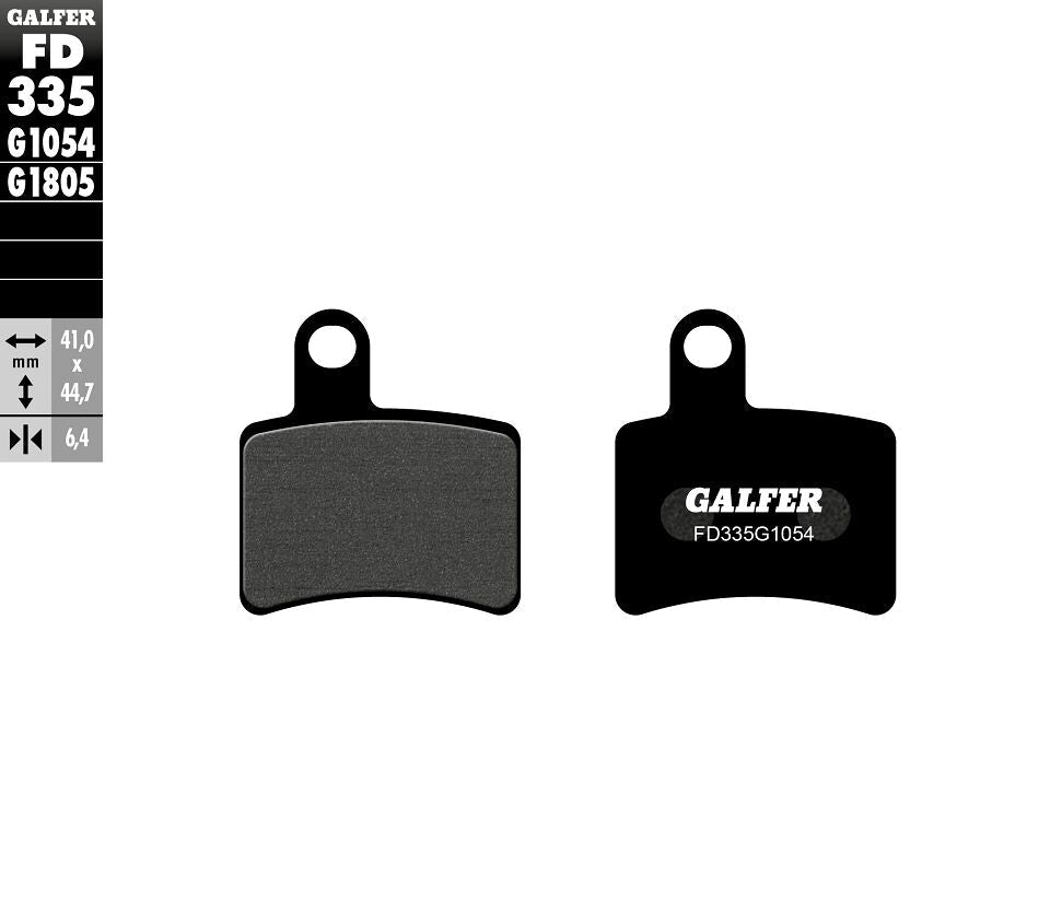 GALFER BRAKE PAD SEMI METALLIC FD335G1054