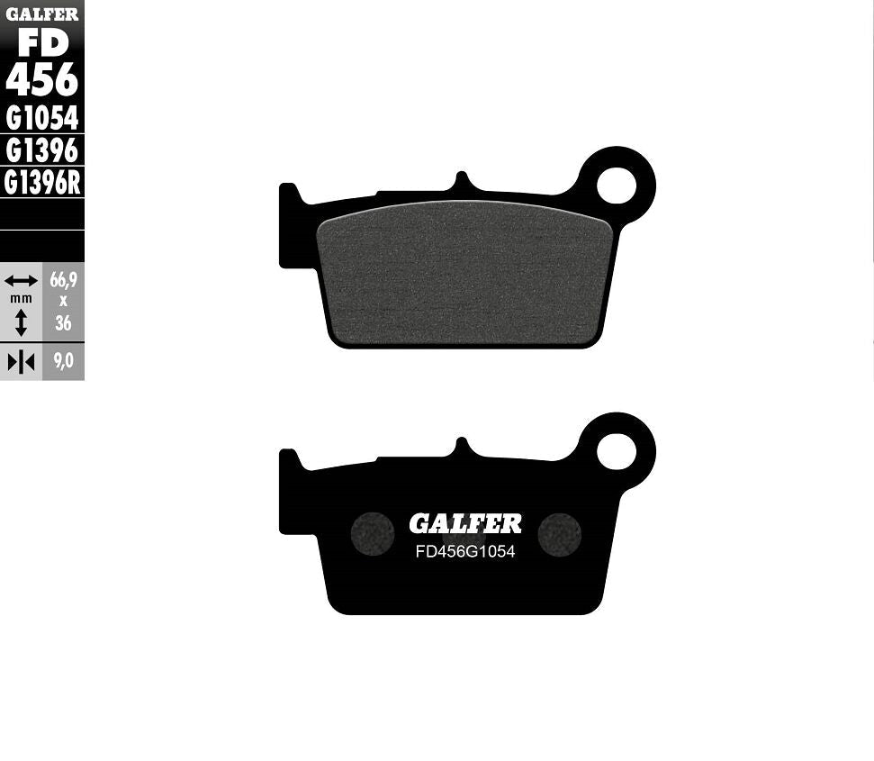 GALFER BRAKE PAD SEMI METALLIC FD456G1054