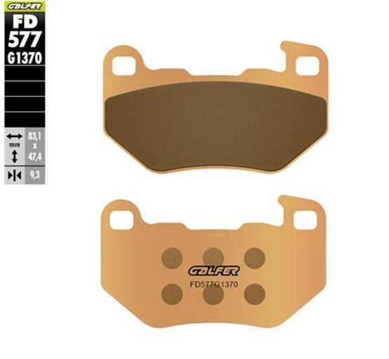 GALFER BRAKE PAD SINTERED FD577G1370