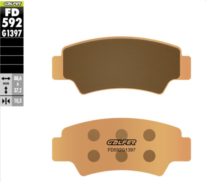 GALFER BRAKE PAD SINTERED RR FD592G1397