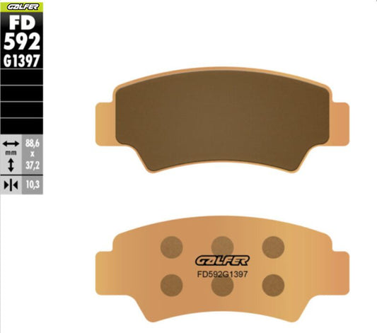 GALFER Brake Pad Sintered RR FD592G1397