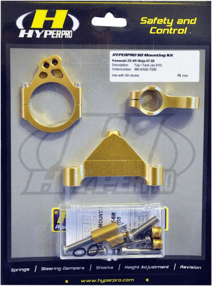 HYPERPRO STEERING DAMPER MOUNTING KIT KAWASAKI MK-KA06-B008