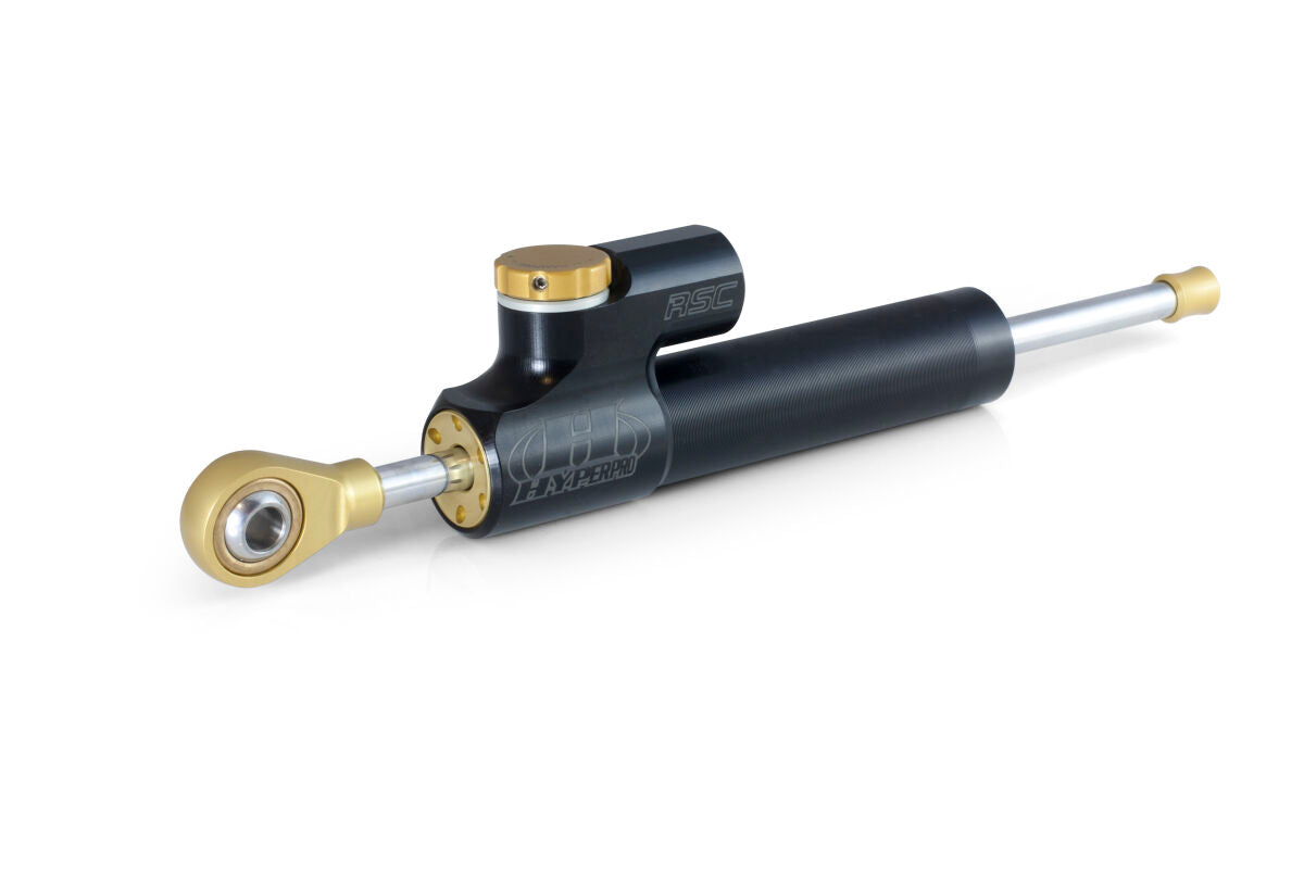 HYPERPRO RSC STEERING DAMPER 75MM PROGRESSIVE BLACK DS-075B-NP1