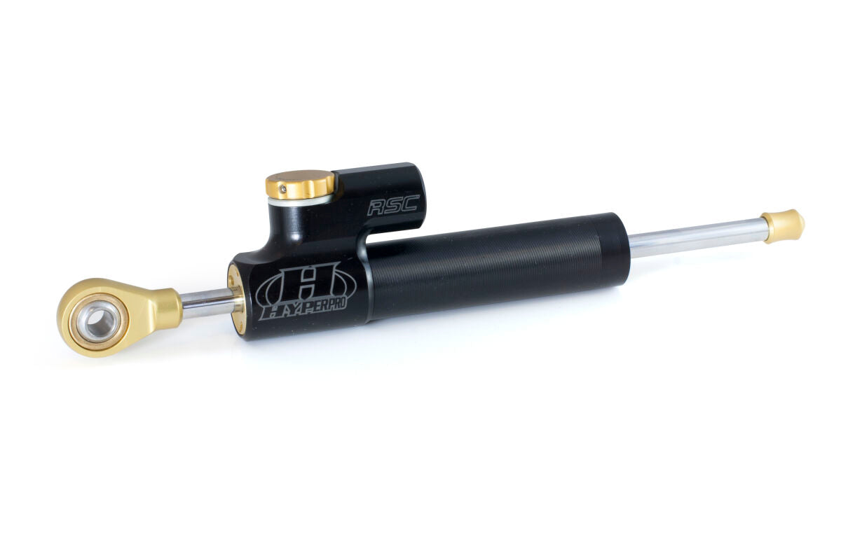 HYPERPRO RSC STEERING DAMPER 75MM PROGRESSIVE BLACK DS-075B-NP1
