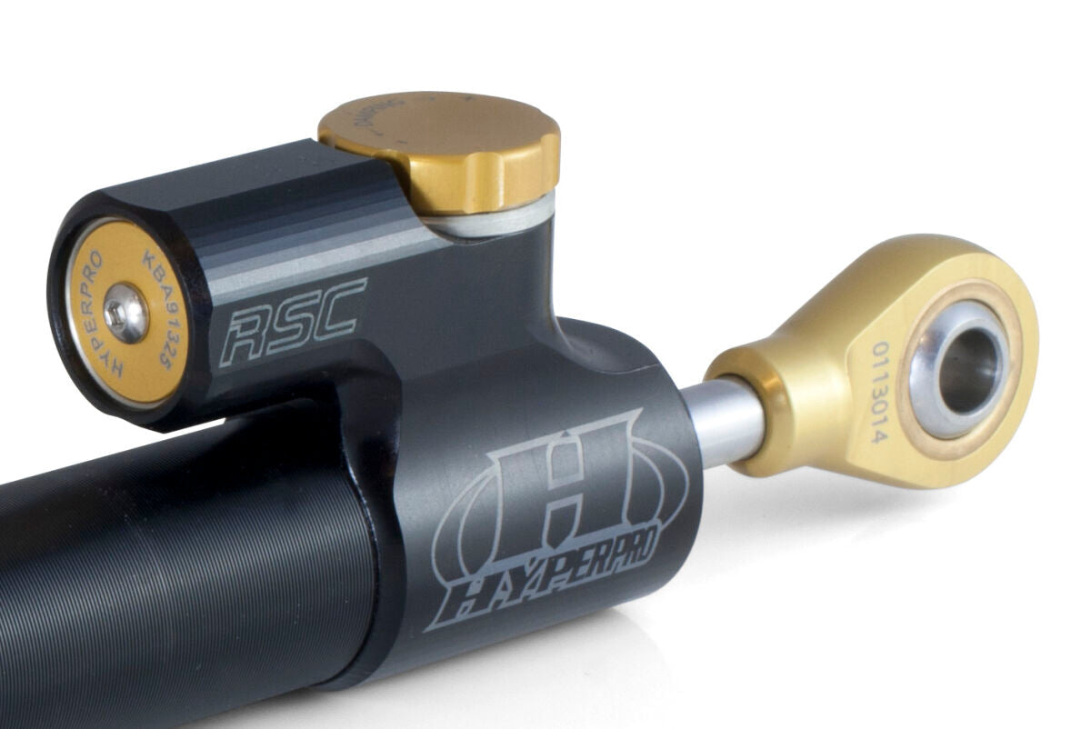 HYPERPRO RSC STEERING DAMPER 75MM PROGRESSIVE BLACK DS-075B-NP1