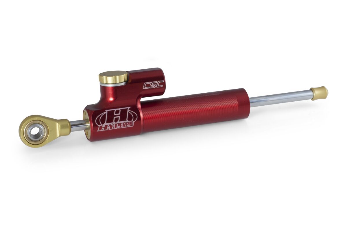 HYPERPRO CSC STEERING DAMPER 75MM LINEAR RED DS-075R-NL1
