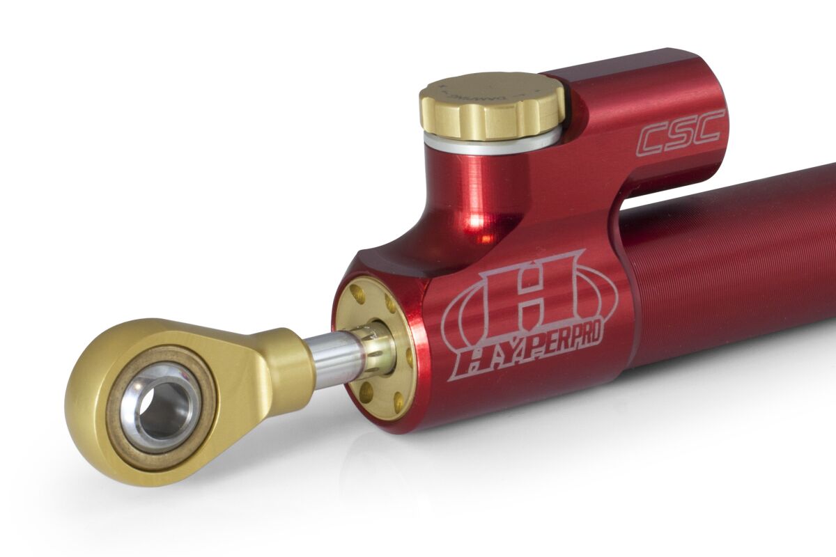 HYPERPRO CSC STEERING DAMPER 75MM LINEAR RED DS-075R-NL1