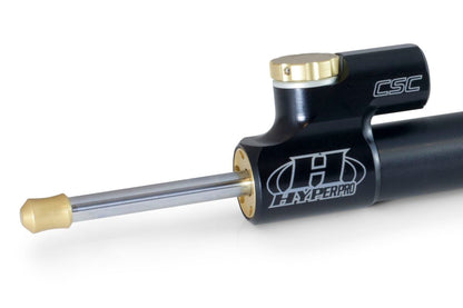 HYPERPRO CSC STEERING DAMPER 75MM LINEAR REVERED BLACK DS-075B-NL1-R