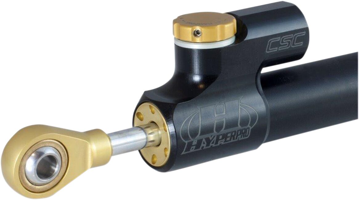 HYPERPRO CSC STEERING DAMPER 140MM LINEAR BLACK DS-140B-NL1