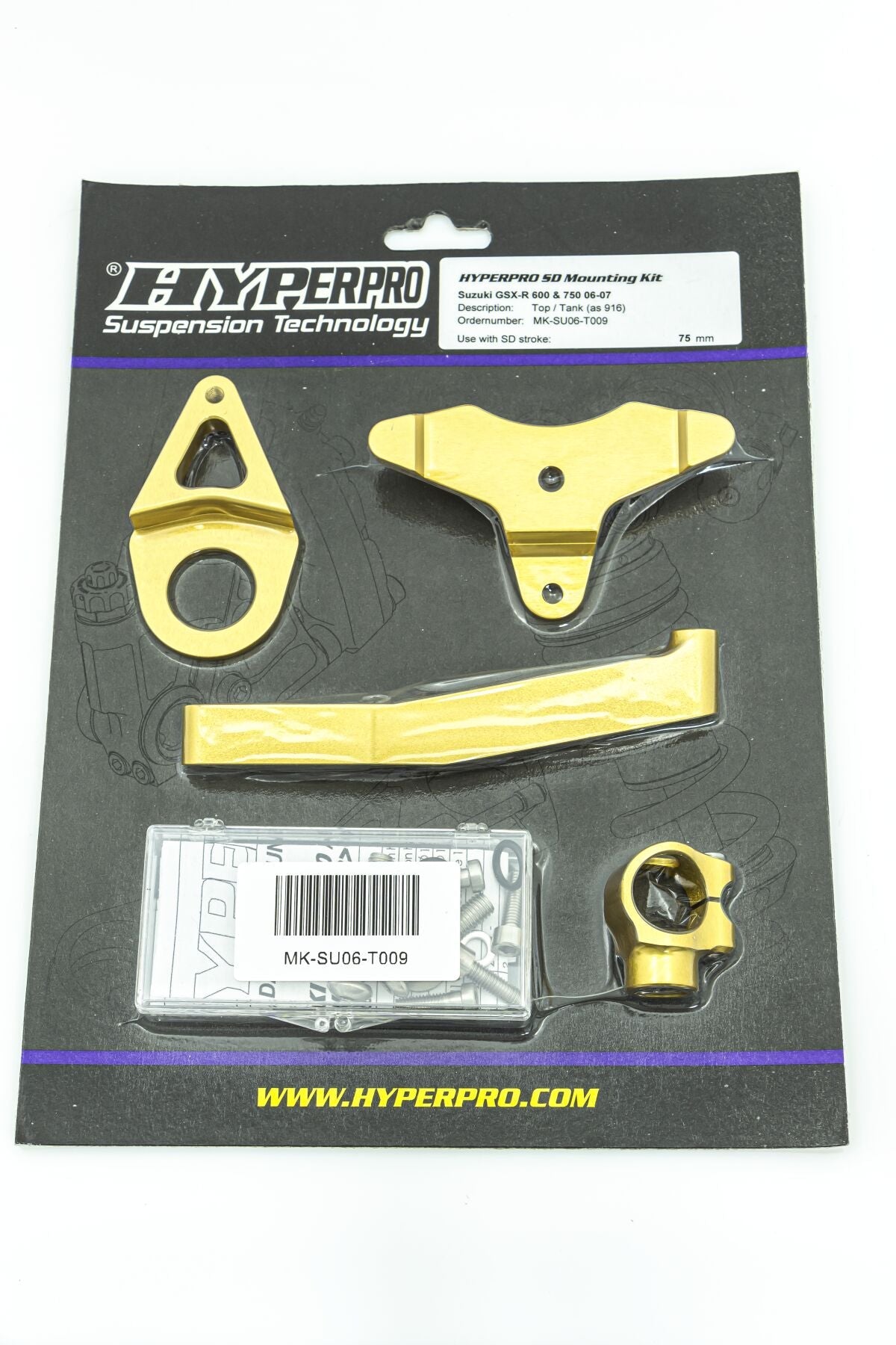 HYPERPRO STEERING DAMPER MOUNTING KIT SUZUKI MK-SU06-T009