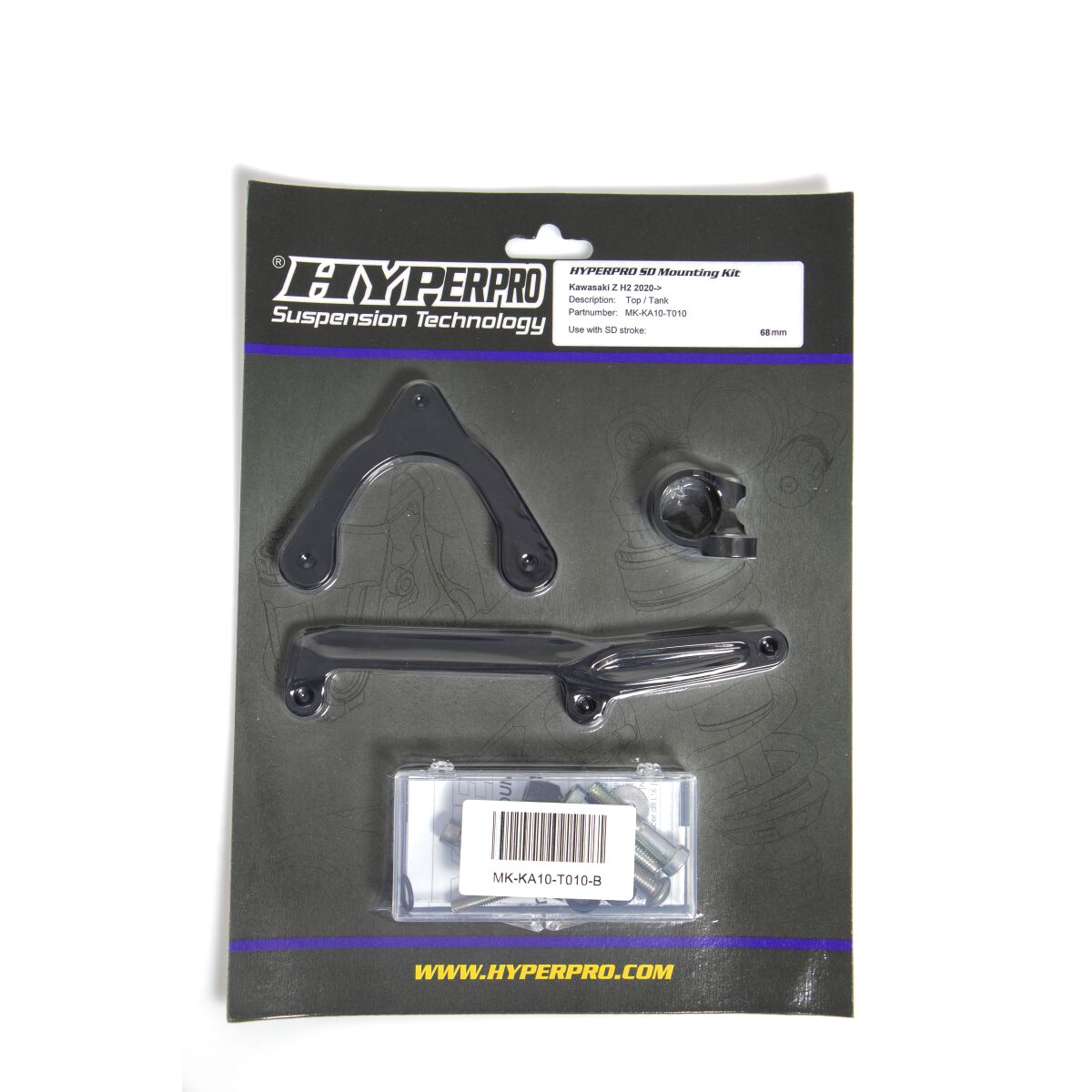 HYPERPRO SD MOUNT. KIT BLACK KAWASAKI Z MK-KA10-T010-B