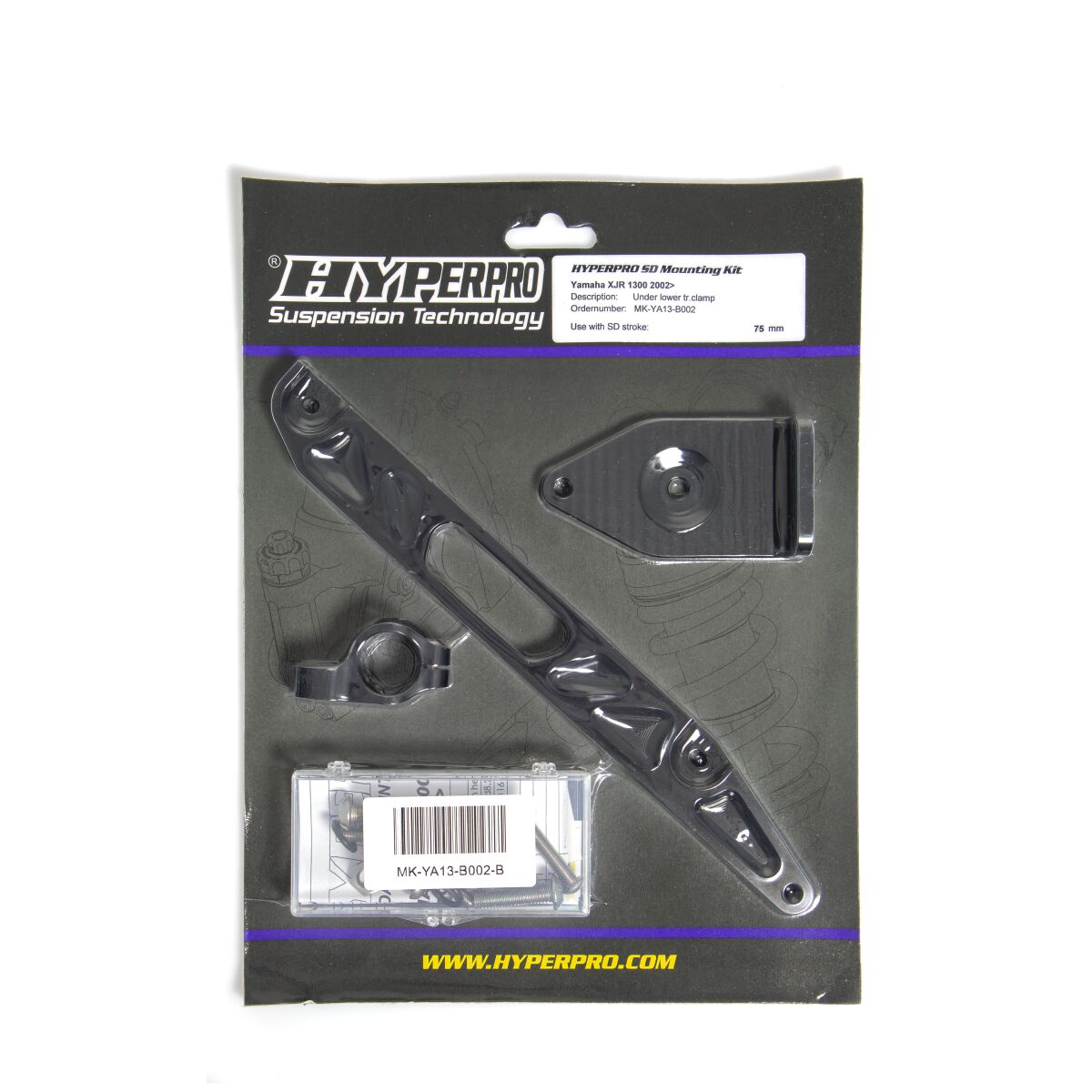 HYPERPRO SD MOUNT. KIT BLACK YAMAHA XJR MK-YA13-B002-B