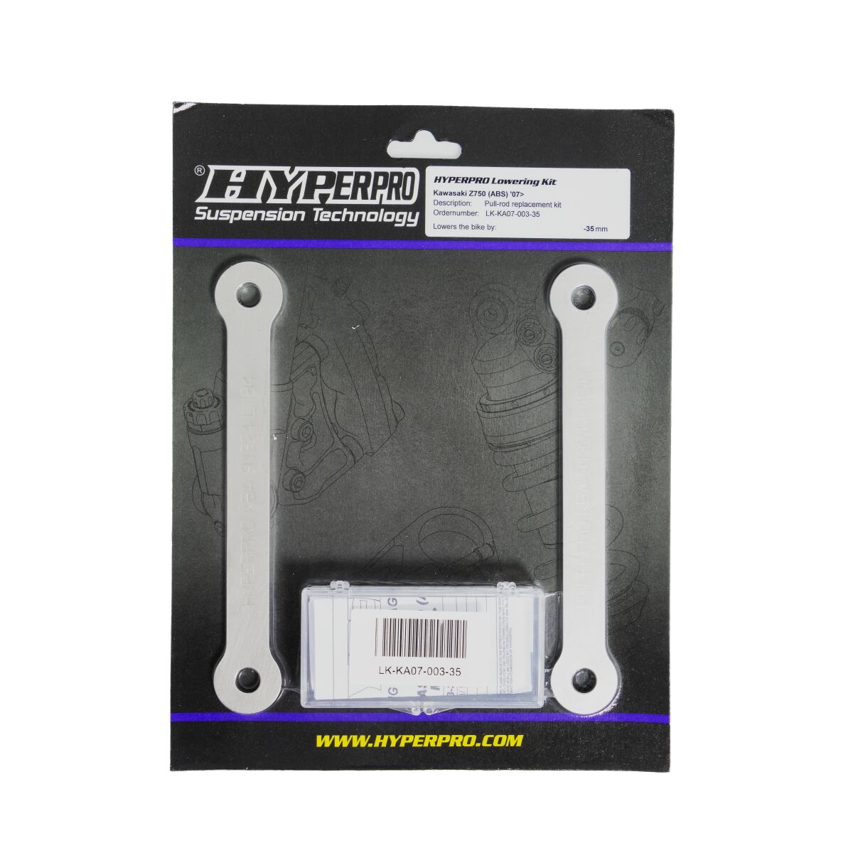 HYPERPRO LOWERING LINK KIT REAR -35MM LK-KA07-003-35