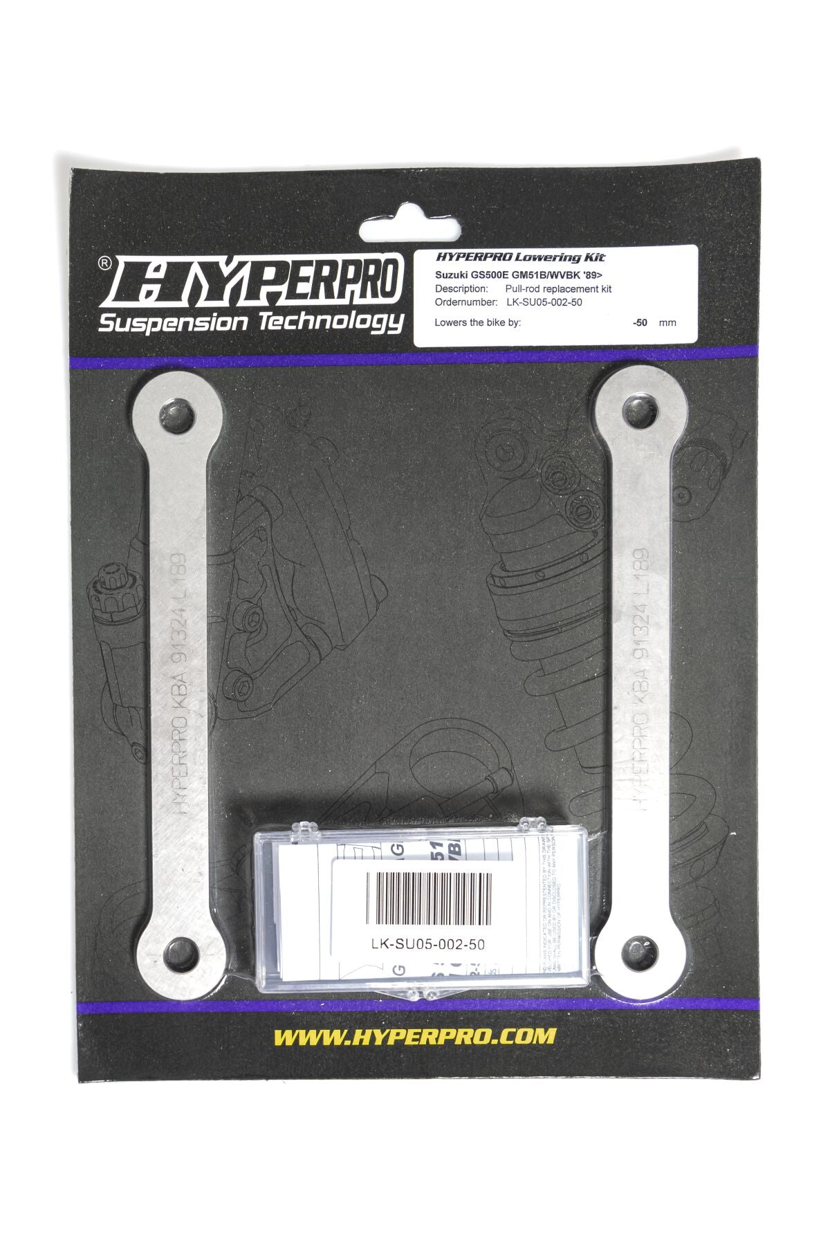 HYPERPRO LOWERING LINK KIT REAR -50MM LK-SU05-002-50