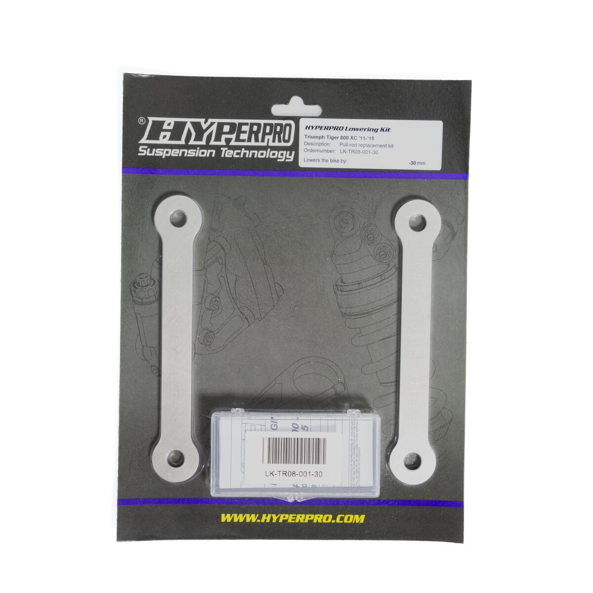 HYPERPRO LOWERING LINK KIT REAR -30MM LK-TR08-001-30