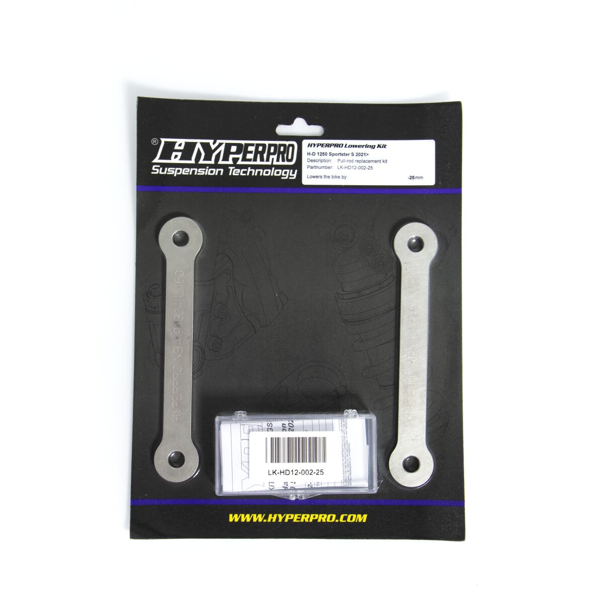 HYPERPRO LWR LINK KIT -25MM SPORTSTER LK-HD12-002-25