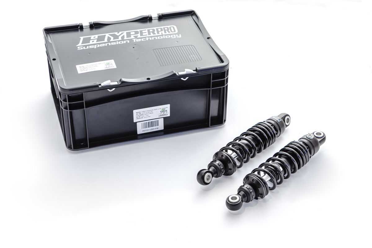 HYPERPRO TYPE 360 EMULSION REAR SHOCKS 12" LENGTH HD TOURER HDTO+12.00-0-MSXP