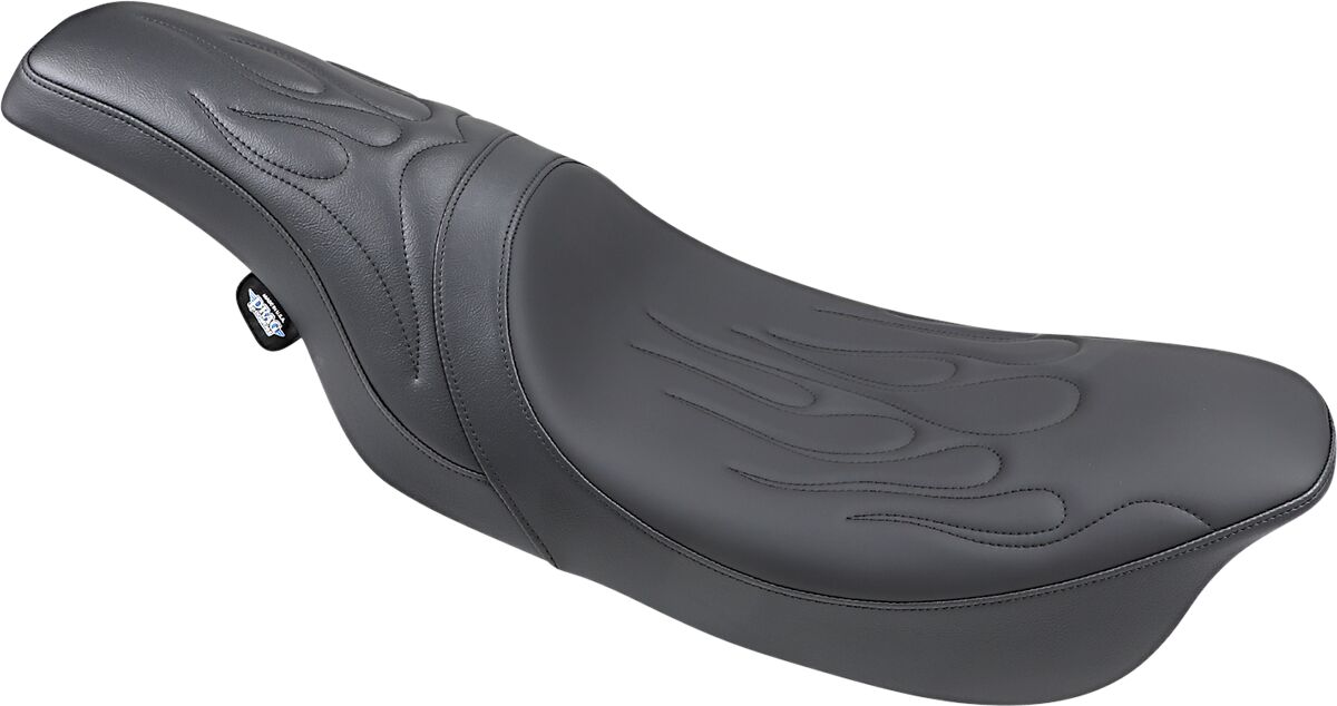 DRAG SPECIALTIES SEATS SEAT PREDATOR REAR 2-UP VINYL BLACK 0801-0213
