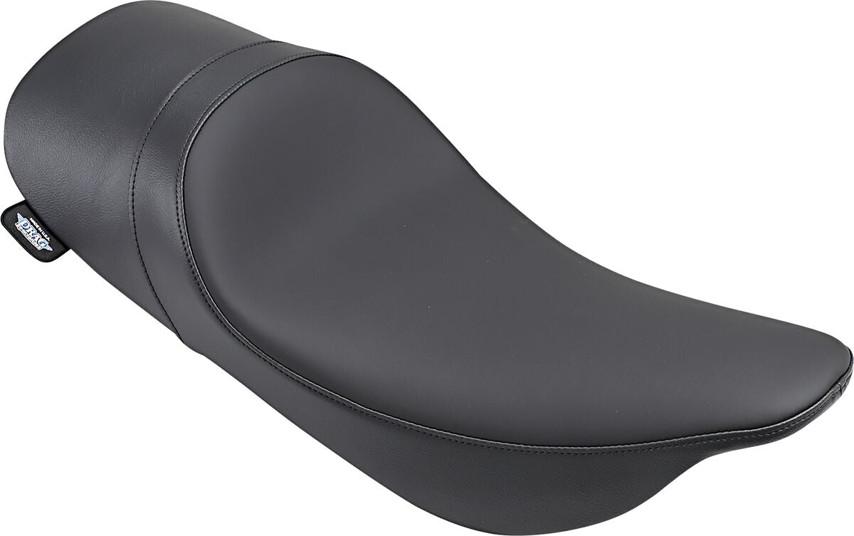 DRAG SPECIALTIES SEATS SEAT LOW PROFILE SOLO SEAT WITH FORWARD POSITIONING SOLO VINYL BLACK 0801-0730