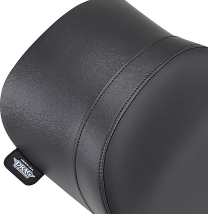 DRAG SPECIALTIES SEATS SEAT LOW PROFILE SOLO SEAT WITH FORWARD POSITIONING SOLO VINYL BLACK 0801-0730
