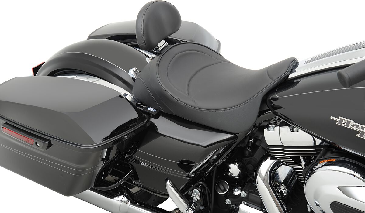 DRAG SPECIALTIES SEATS SOLO SEAT WITH OPTIONAL EZ GLIDE BACKREST SYSTEM 0801-0886