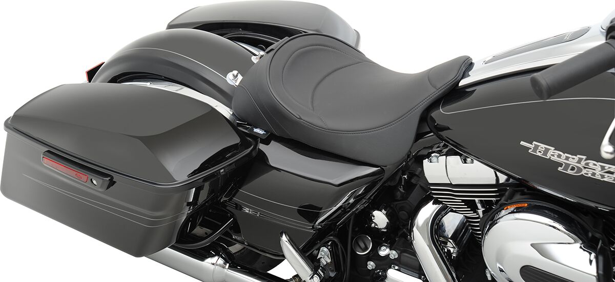 DRAG SPECIALTIES SEATS SOLO SEAT WITH OPTIONAL EZ GLIDE BACKREST SYSTEM 0801-0886