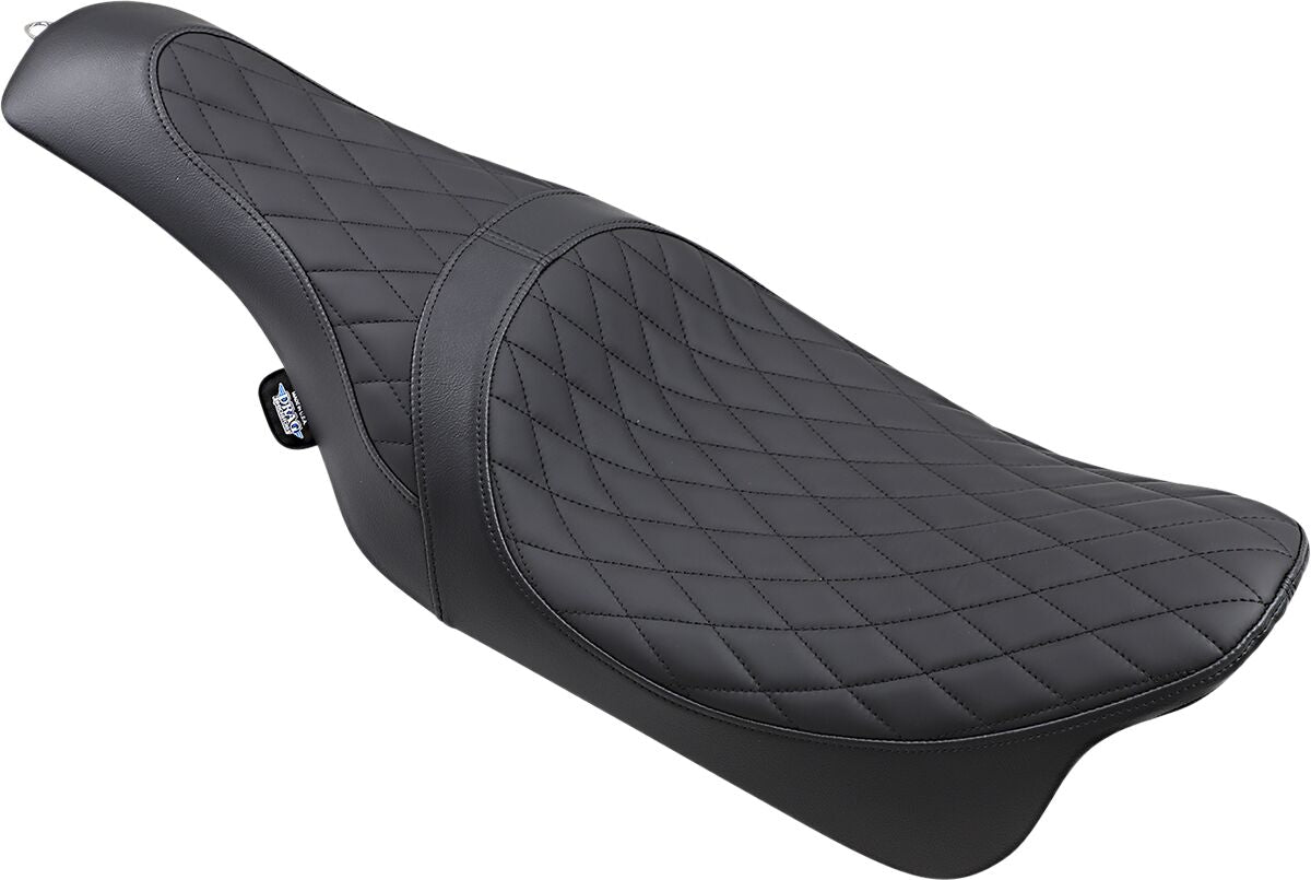 DRAG SPECIALTIES SEATS SEAT CABALLERO DIAMOND STYLE BLACK 0801-1003