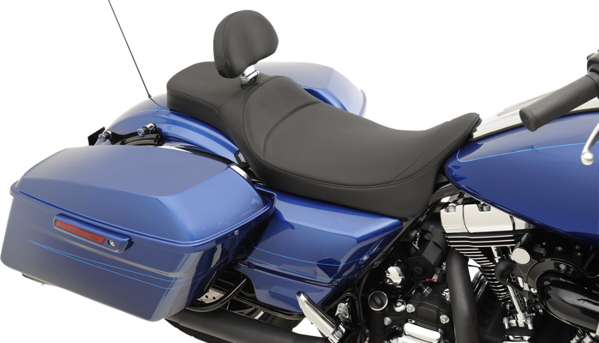 DRAG SPECIALTIES SEATS SEAT EXTENDED REACH PREDATOR BLACK 0801-1005