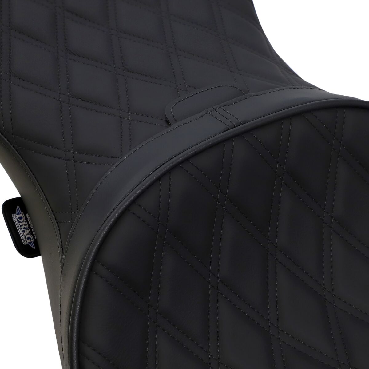DRAG SPECIALTIES SEATS SEAT LOW PROFILE TOURING WITH DRIVER BACKREST PROVISION 0801-1008