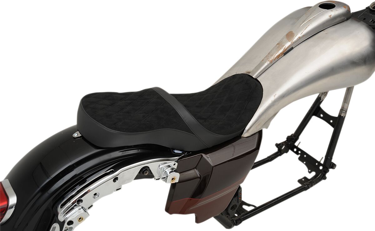 DRAG SPECIALTIES SEATS SEATS LOW PROFILE FOR YAFFE RAZORBACK 6-GAL. TANK 0801-1076