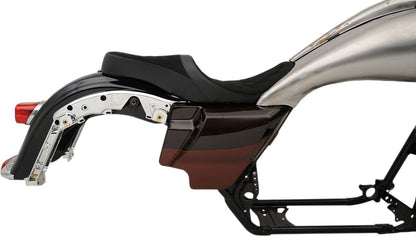 DRAG SPECIALTIES SEATS SEATS LOW PROFILE FOR YAFFE RAZORBACK 6-GAL. TANK 0801-1076