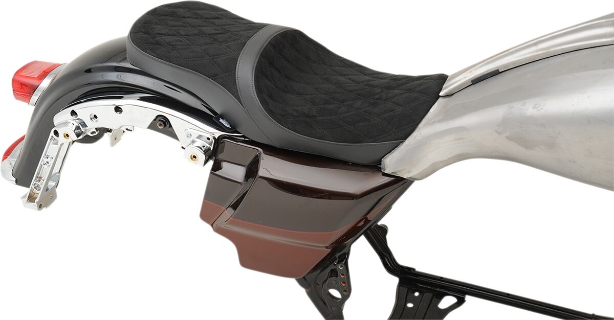DRAG SPECIALTIES SEATS SEATS LOW PROFILE FOR NESS WING 6-GAL. TANK 0801-1078