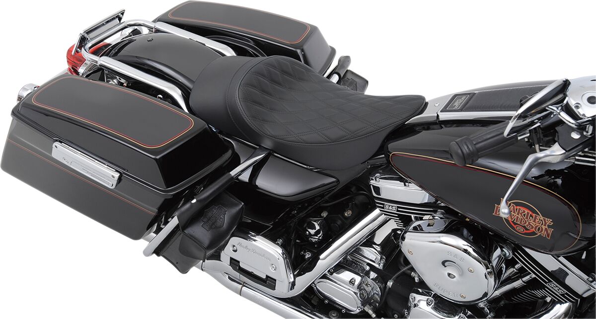 DRAG SPECIALTIES SEATS SEAT SOLO EZ-ON DOUBLE DIAMOND 0801-1159