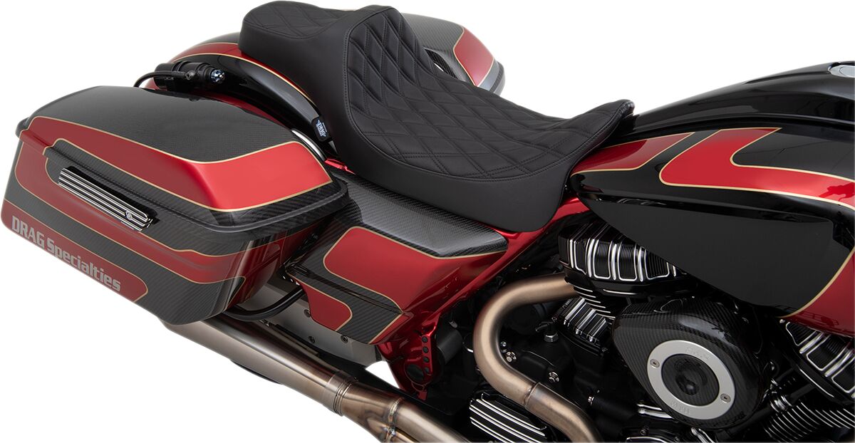 DRAG SPECIALTIES SEATS SEAT PREDATOR III EXTENDED REA 0801-1260