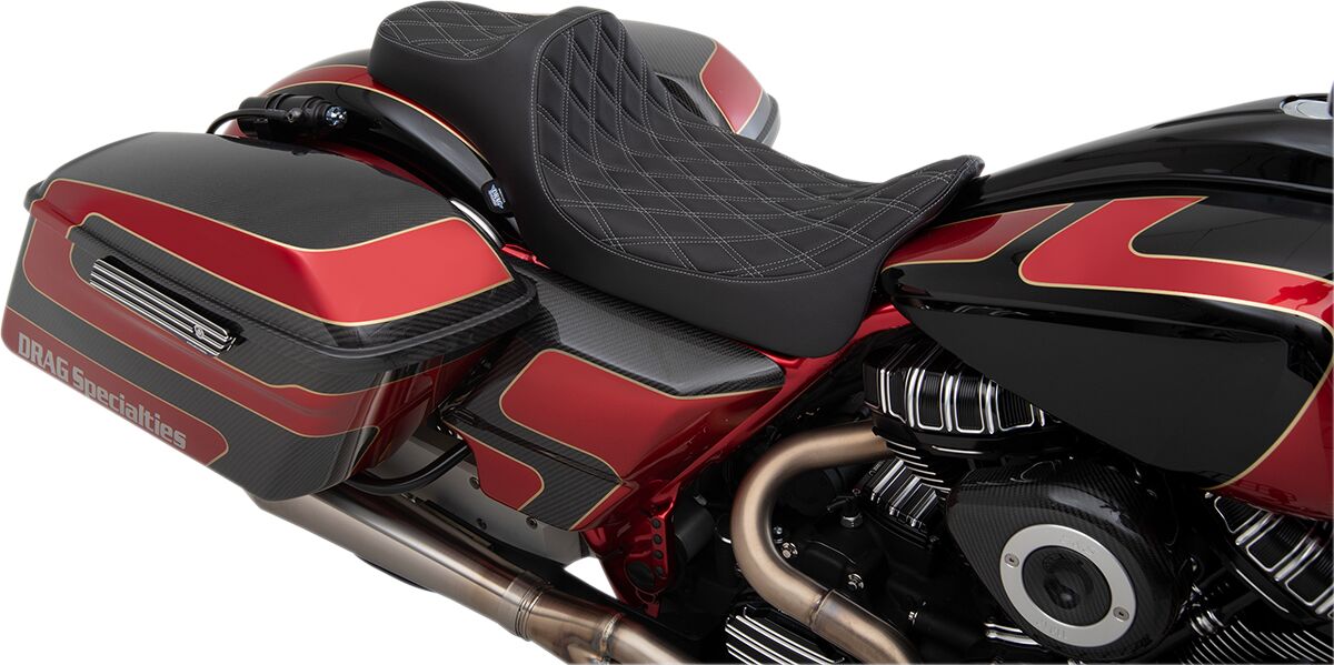 DRAG SPECIALTIES SEATS SEAT PREDATOR III EXTENDED REA 0801-1261