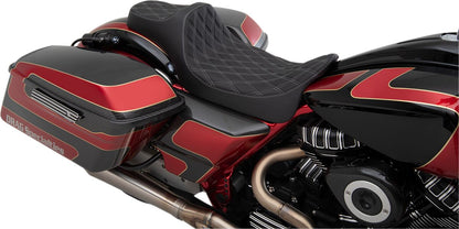 DRAG SPECIALTIES SEATS SEAT PREDATOR III EXTENDED REA 0801-1261