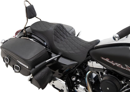DRAG SPECIALTIES SEATS SEAT PREDATOR III 2-UP DOUBLE 0801-1304