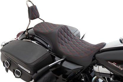 DRAG SPECIALTIES SEATS SEAT PREDATOR III 2-UP DOUBLE 0801-1306
