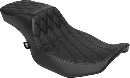 DRAG SPECIALTIES SEATS Seat Predator 2up Performance DD Blk Vinyl Extended Reach 4691B