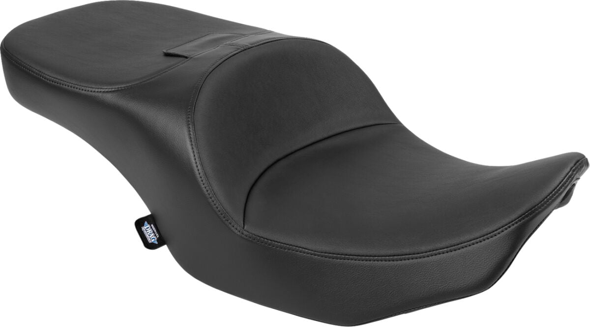 DRAG SPECIALTIES SEATS Seat Freedom Tour 2-up Smooth Black Vinyl Touring 4711A