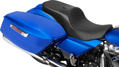 DRAG SPECIALTIES SEATS Seat Freedom Tour 2-up Smooth Black Vinyl Touring 4711A