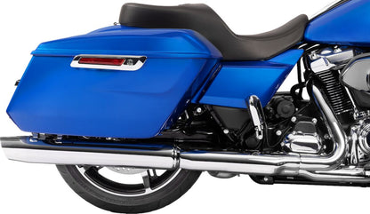 DRAG SPECIALTIES SEATS Seat Freedom Tour 2-up Smth Blk Vnyl w/Solar LeatherTouring 4711E