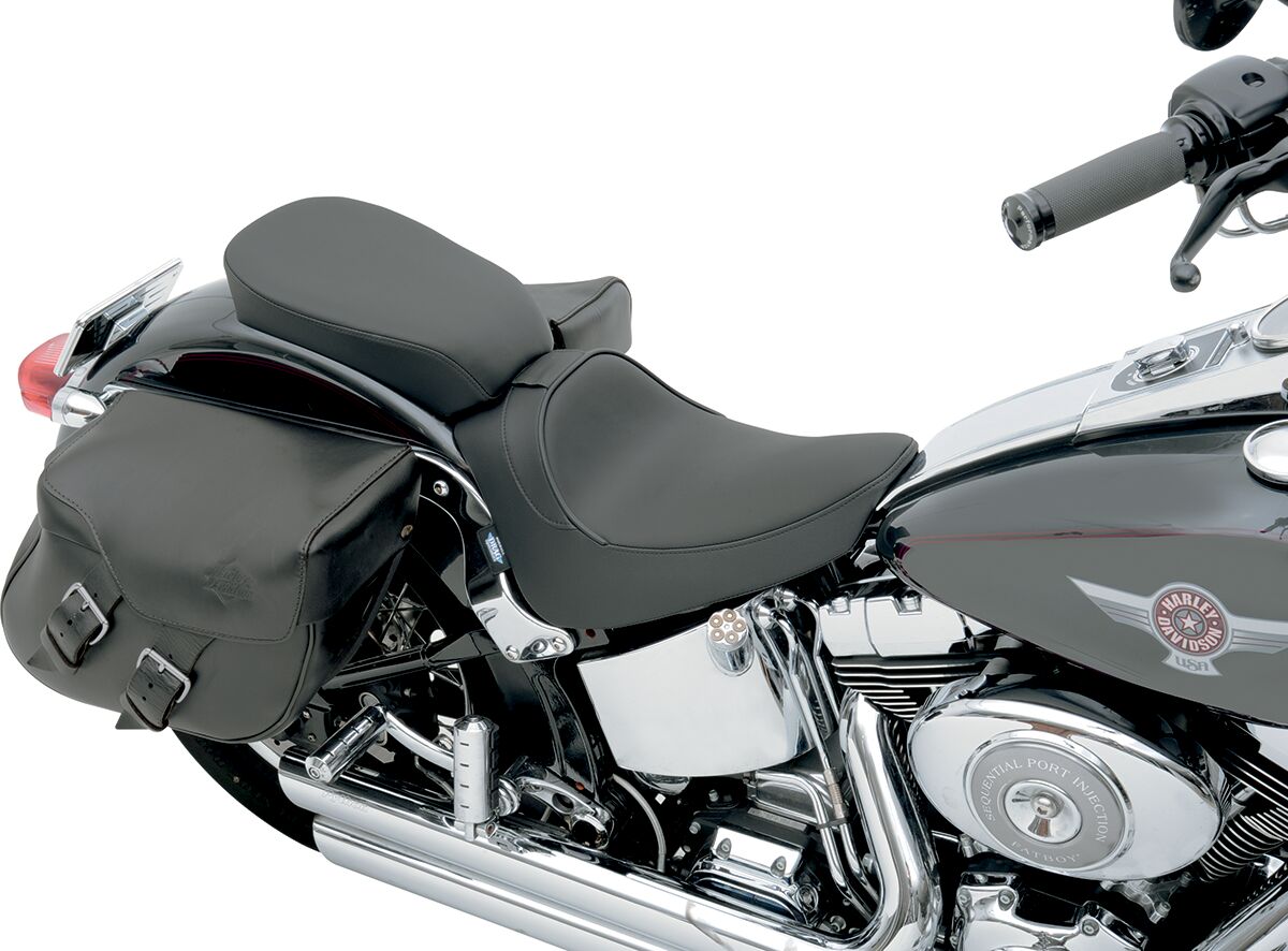DRAG SPECIALTIES SEATS PILLION PAD SOLO REAR WIDE VINYL BLACK 0802-0636