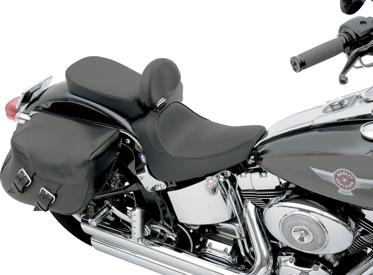 DRAG SPECIALTIES SEATS PILLION PAD SOLO REAR WIDE VINYL BLACK 0802-0636